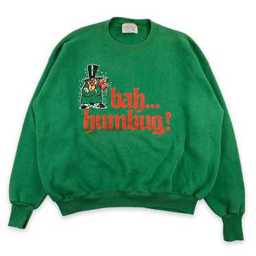 80s Bah humbug sweatshirt. large fit