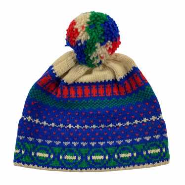 70s Wool pom beanie - image 1