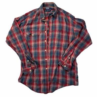 Polo plaid cotton shirt. medium - image 1