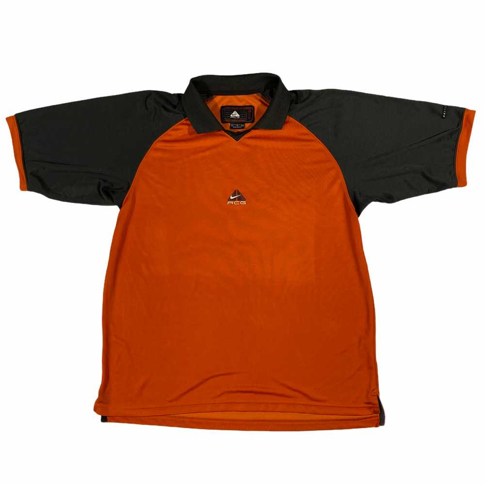 90s Nike ACG base layer polo shirt. L/XL - image 1