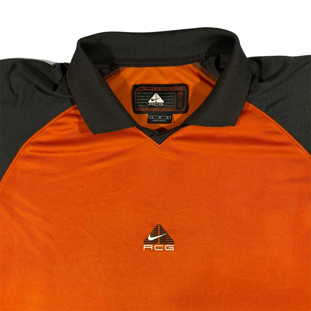 90s Nike ACG base layer polo shirt. L/XL - image 2