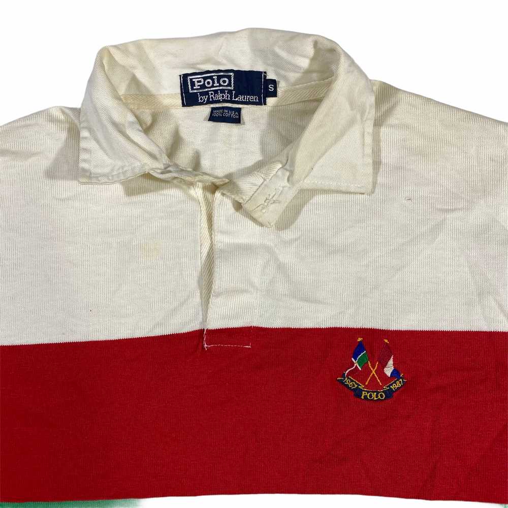 Polo ralph lauren 1987 cross flags rugby Small - image 2