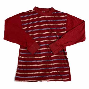 70s JC Penny striped long sleeve. boys medium? (r… - image 1