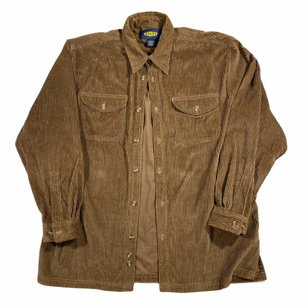 Y2k Corduroy shirt large - image 1