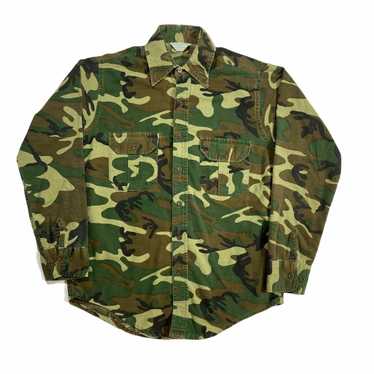 80s Camo button down M/L - image 1