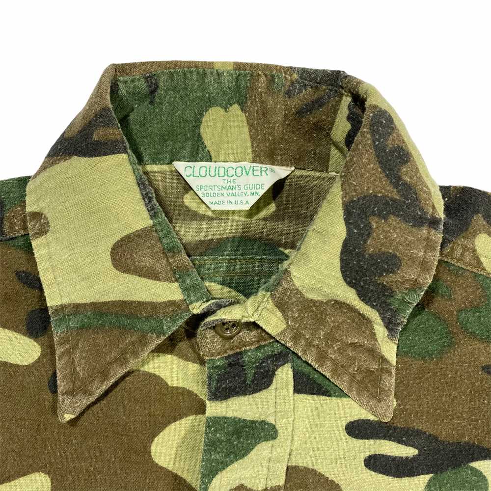 80s Camo button down M/L - image 2