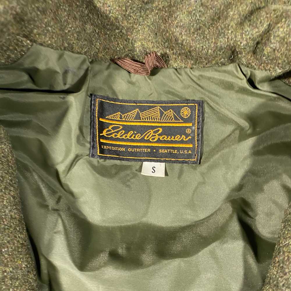 80s Eddie bauer wool anorak jacket Small - image 3