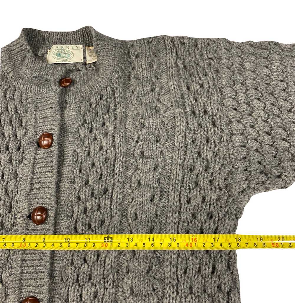 Irish wool cardigan S/M - image 3