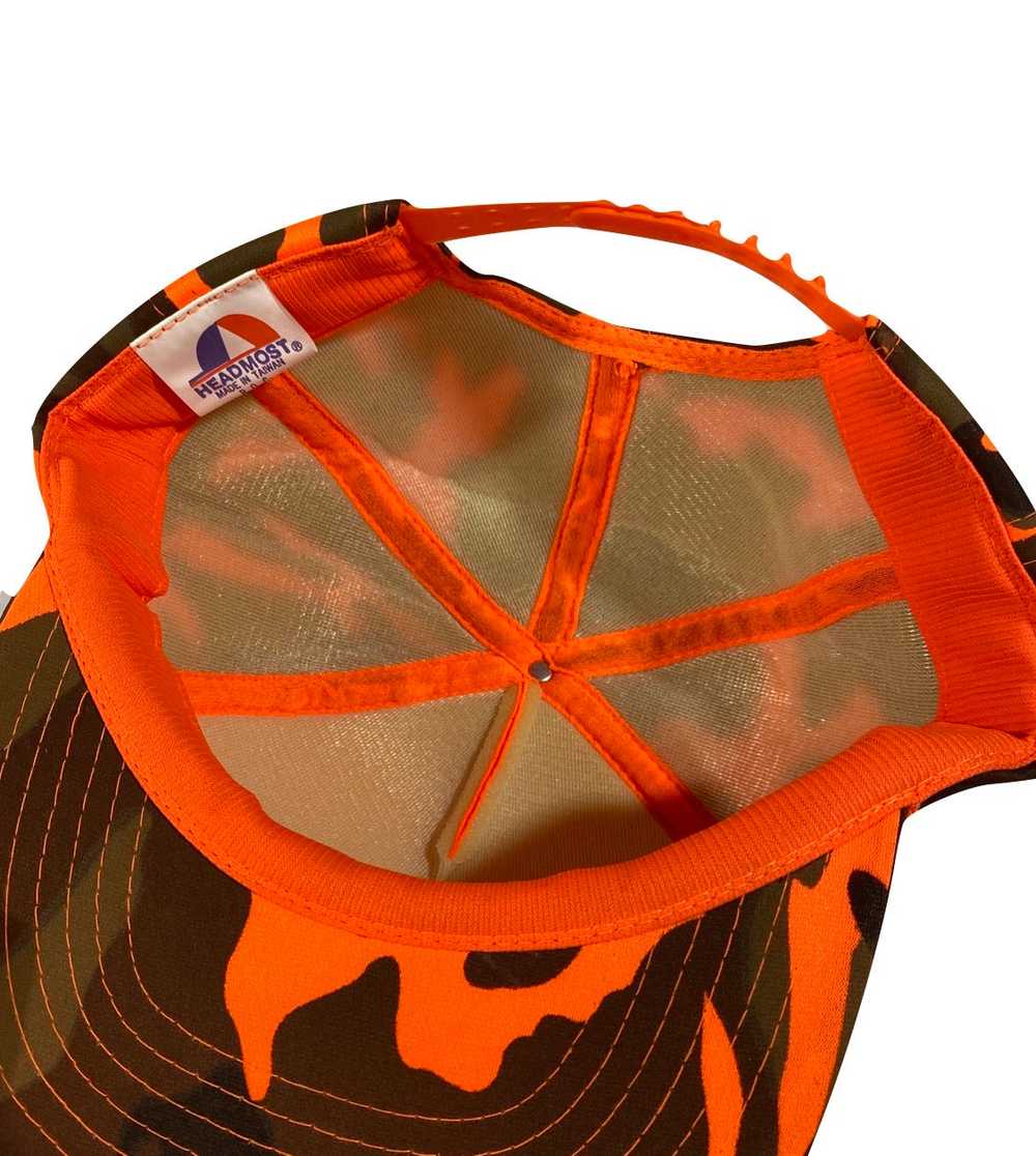 80s Orange camo trucker - image 2