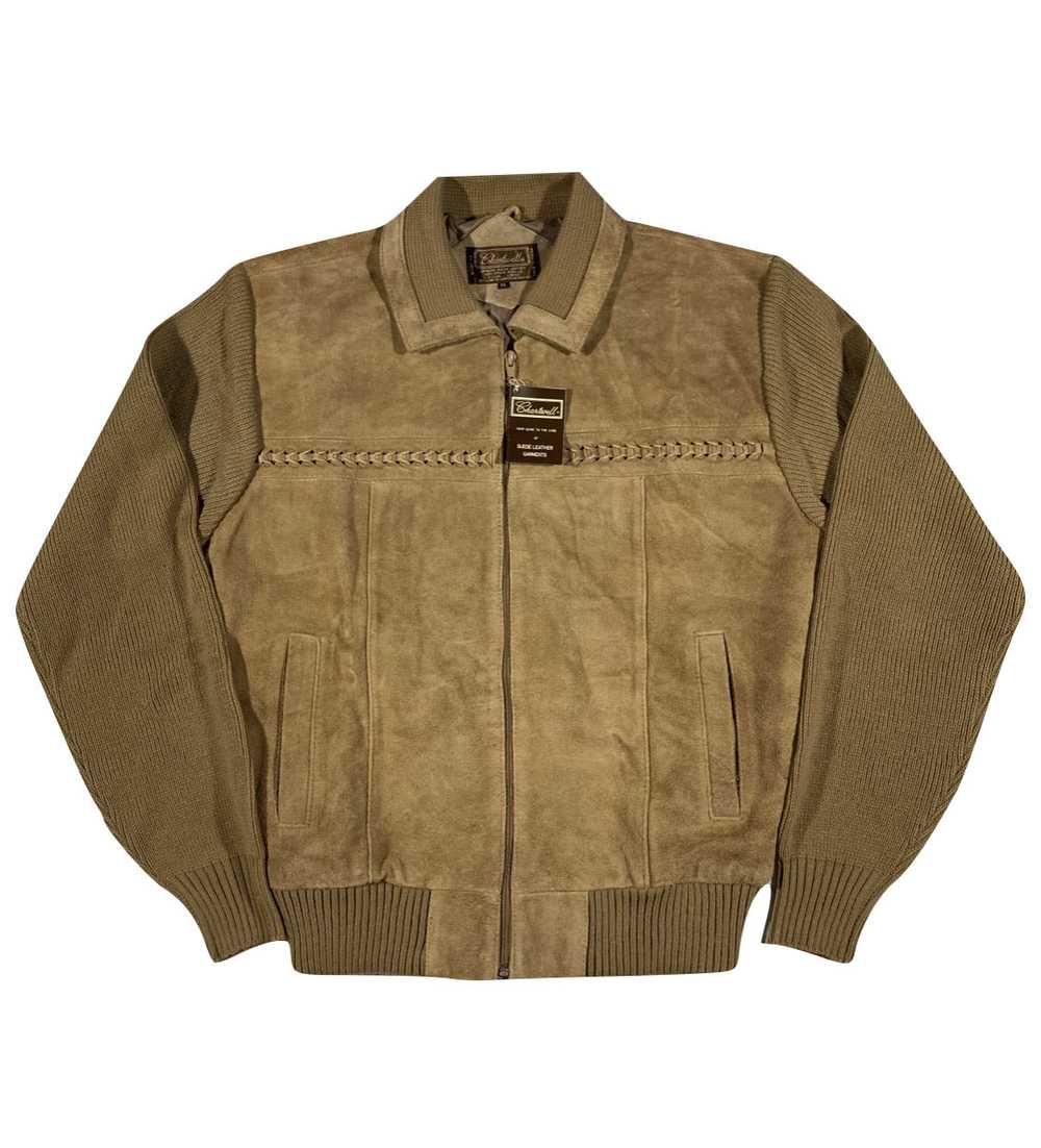 80s suede blend jacket. L/XL wise - image 1