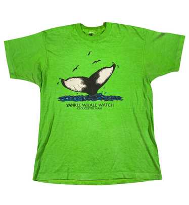 90s Yankee whale watch tee. L/XL - image 1