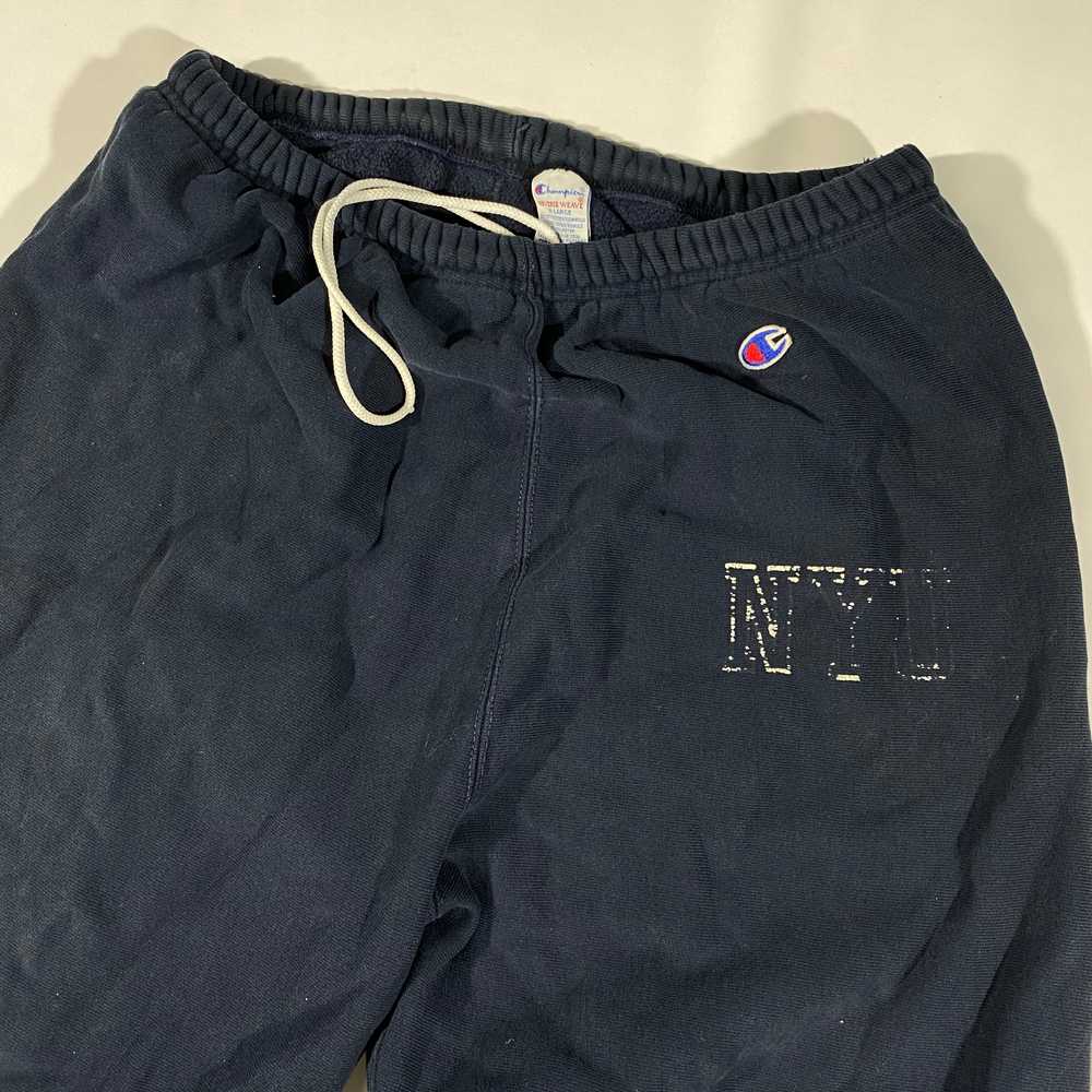 NYU Champion reverse weave sweat pants XL - image 2