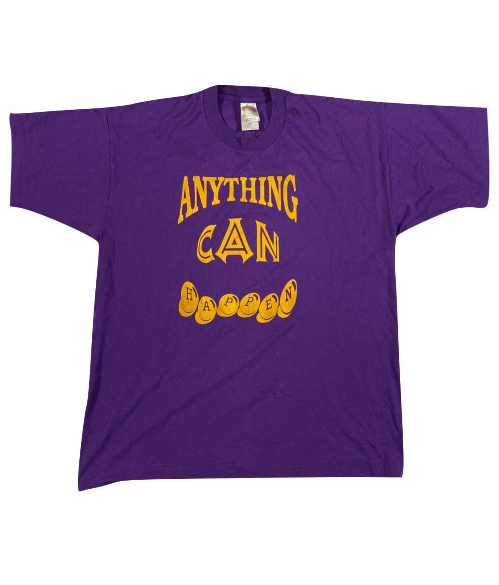 90s Anything can happen church tee. XL - image 1