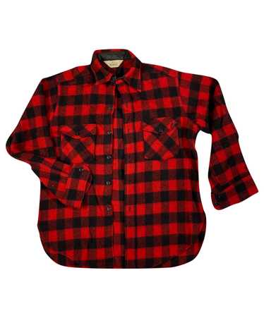 WOOLRICH buffalo plaid wood shirt. large - image 1