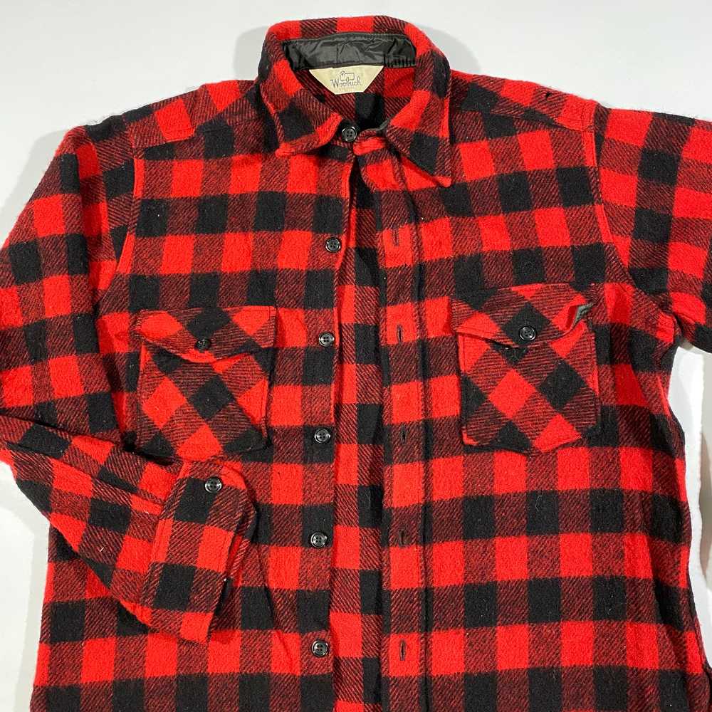 WOOLRICH buffalo plaid wood shirt. large - image 2