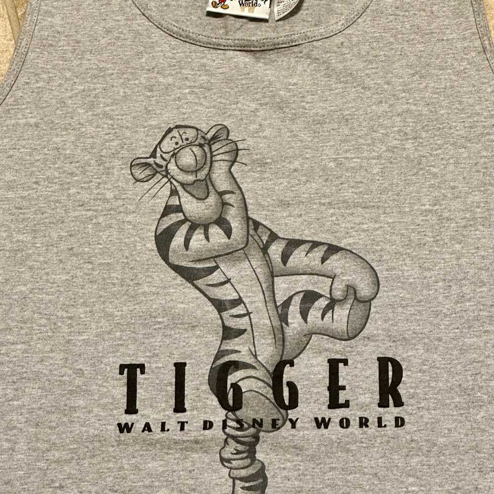 Vintage Walt Disney Tigger gray tank top - image 2