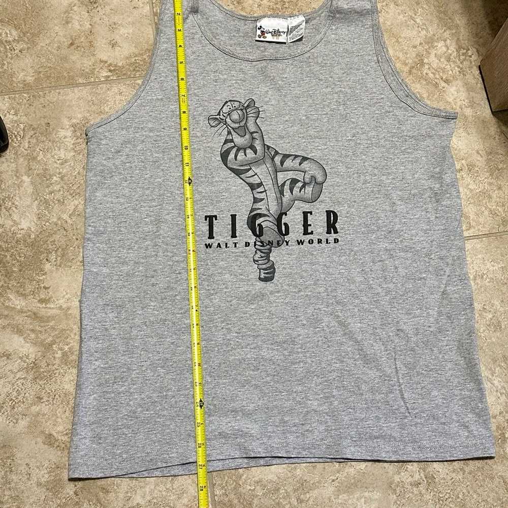 Vintage Walt Disney Tigger gray tank top - image 4