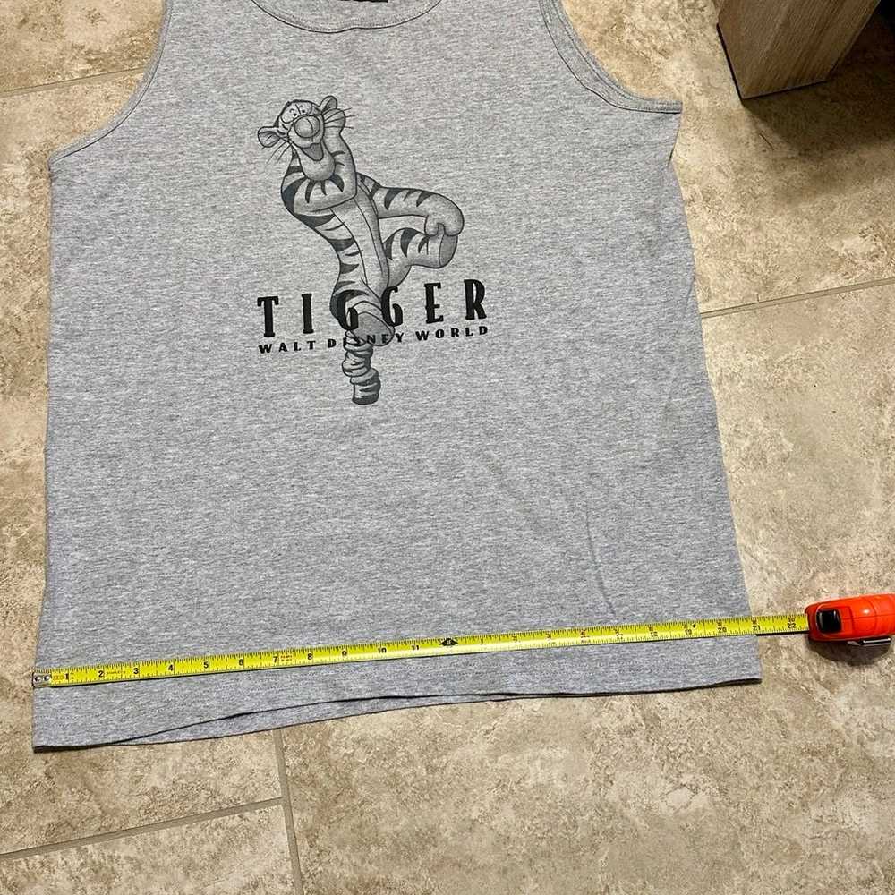 Vintage Walt Disney Tigger gray tank top - image 6