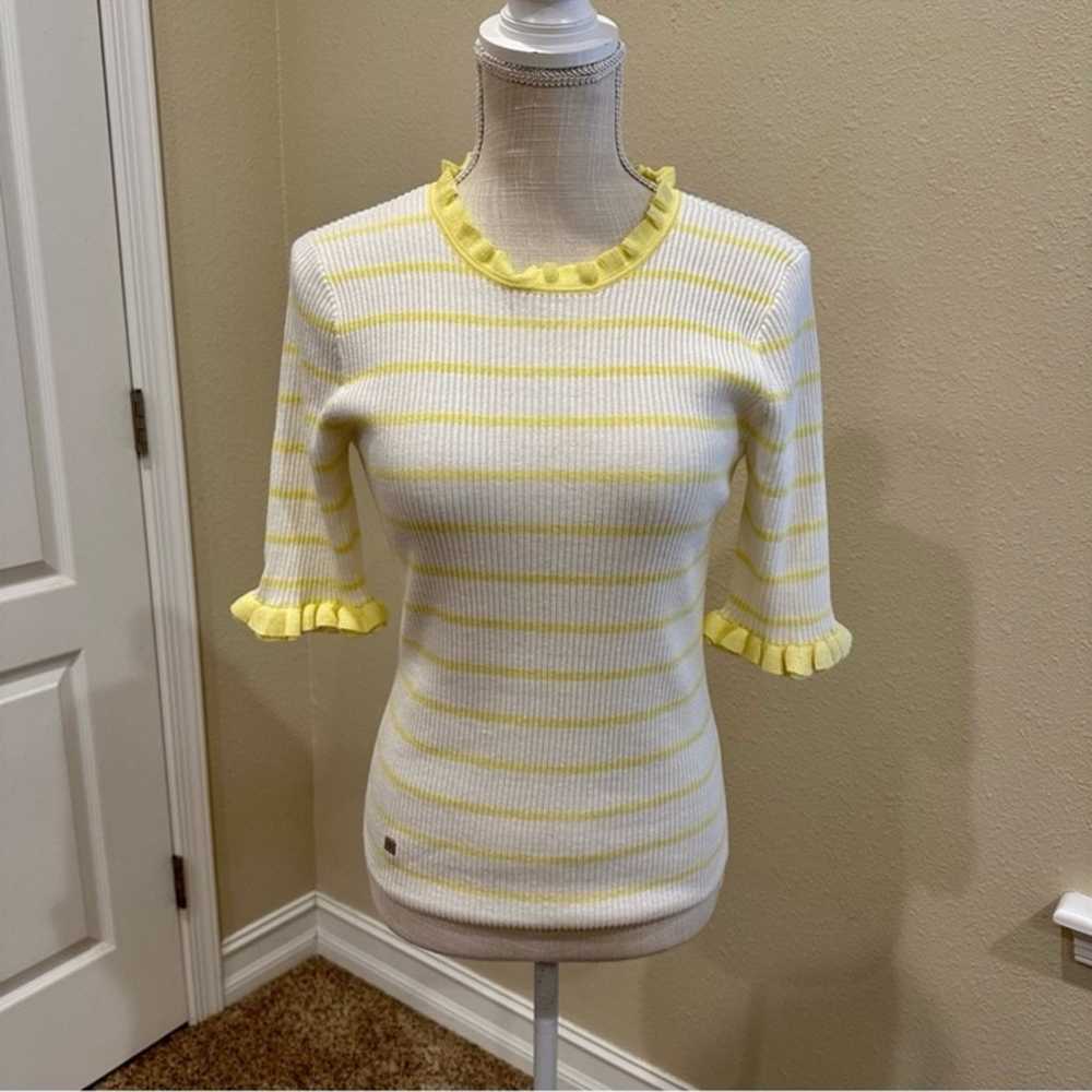 Lauren Ralph Lauren Yellow Stripe Vintage Style K… - image 2