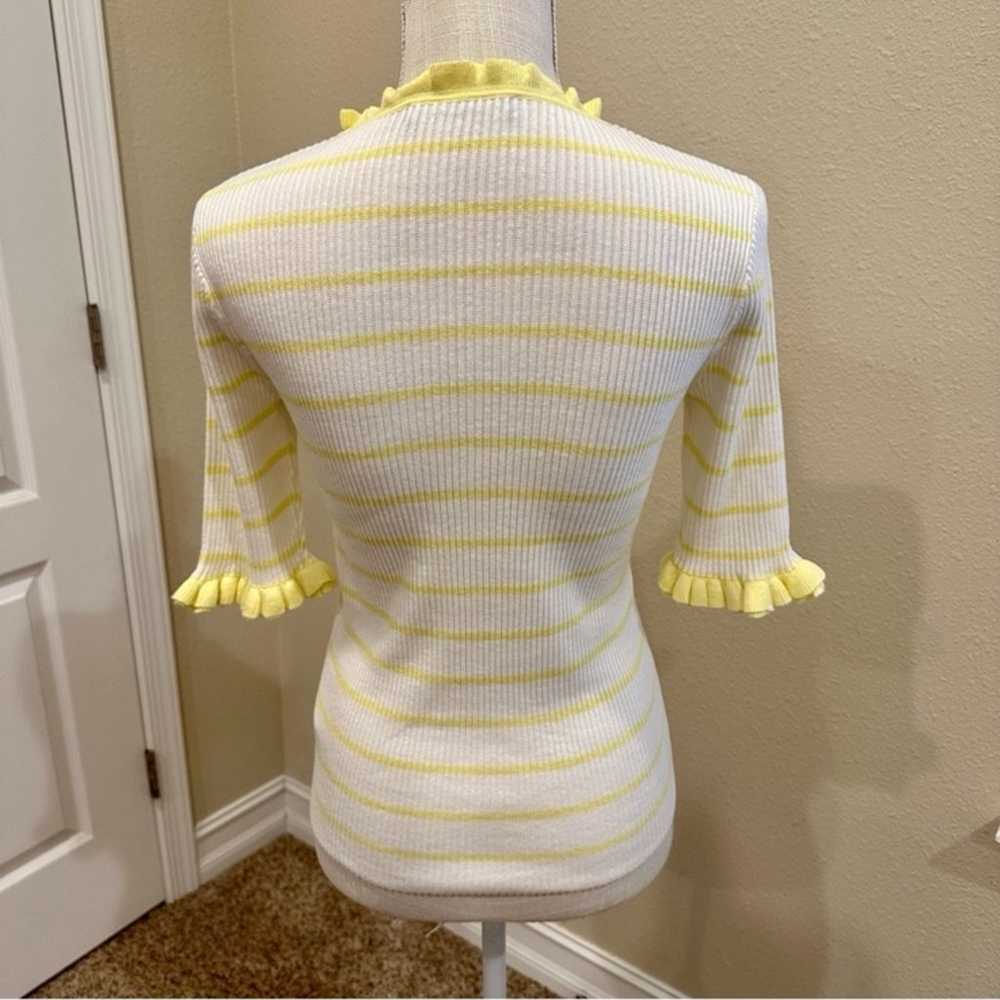 Lauren Ralph Lauren Yellow Stripe Vintage Style K… - image 5