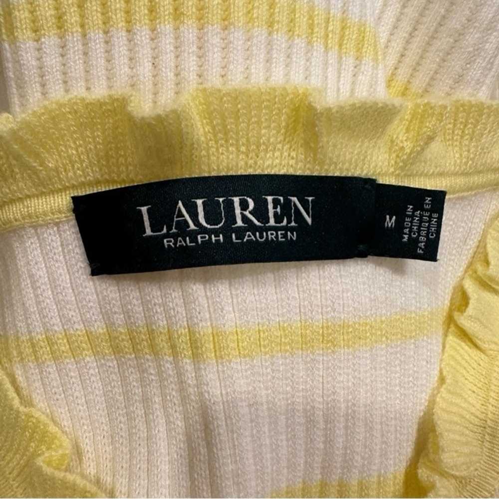 Lauren Ralph Lauren Yellow Stripe Vintage Style K… - image 7