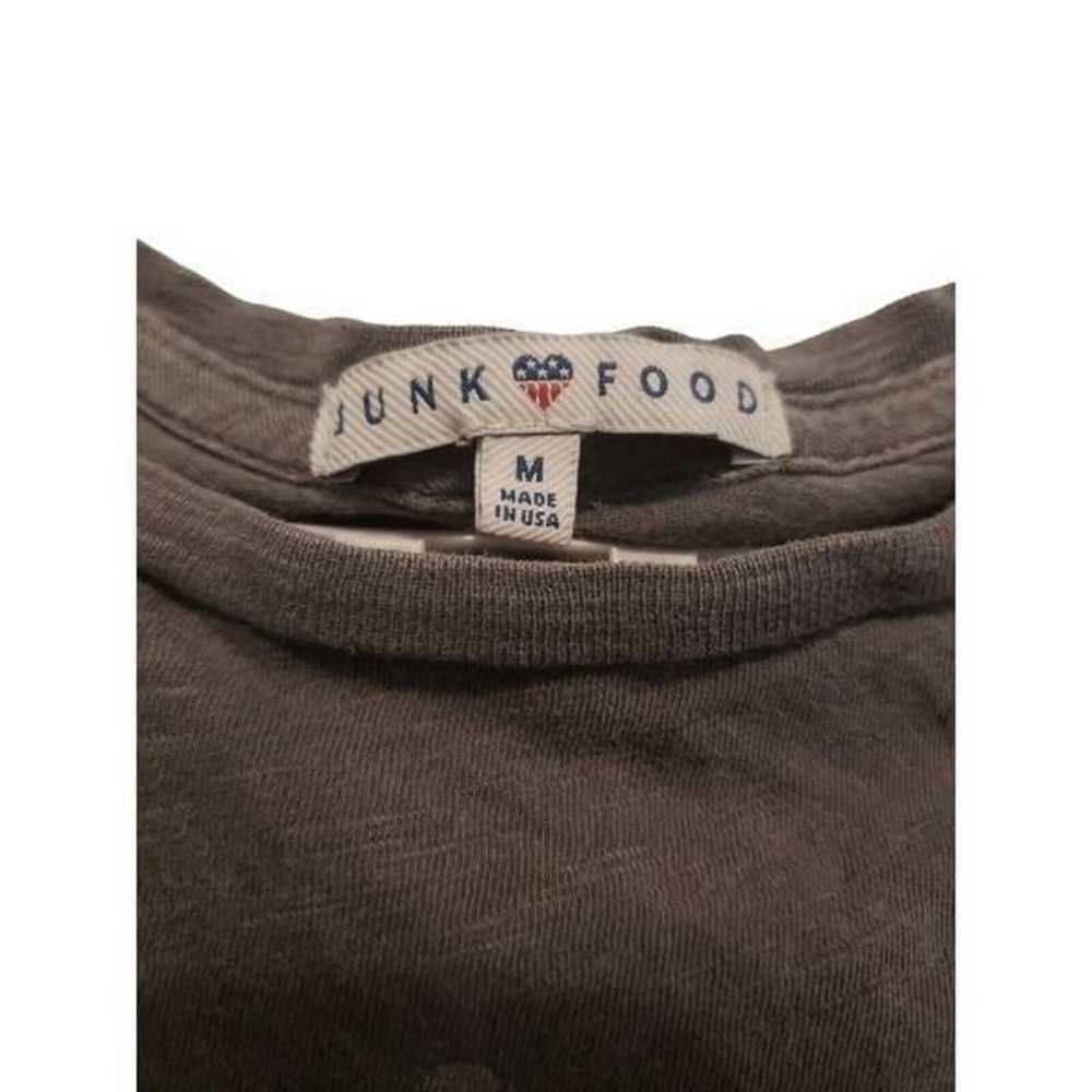 Junk Food T-Shirt Women's Size Medium Cropped Pin… - image 3