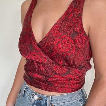 Vintage y2k silk blouse - image 1