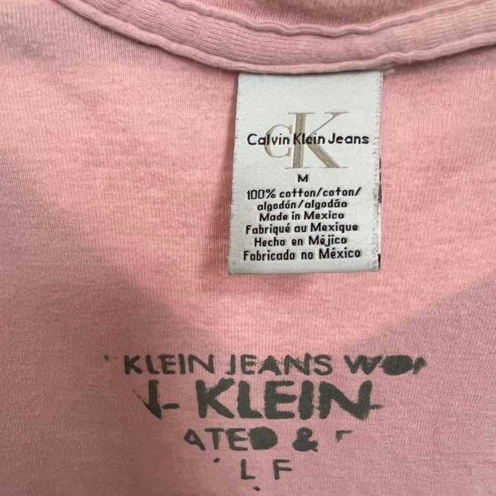 Calvin Klein Jeans Vintage Baby Pink Tee - image 4