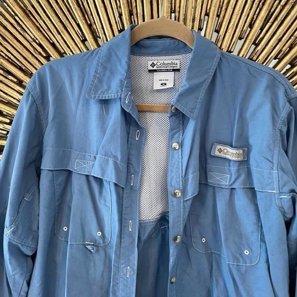 Columbia Vintage Blue Work Shirt - image 3