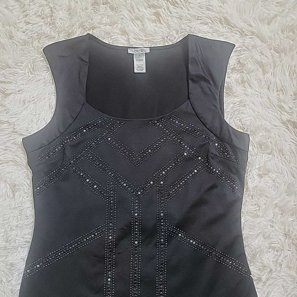 Vintage Cache Y2K Embellished Bejeweled Sleeveles… - image 4