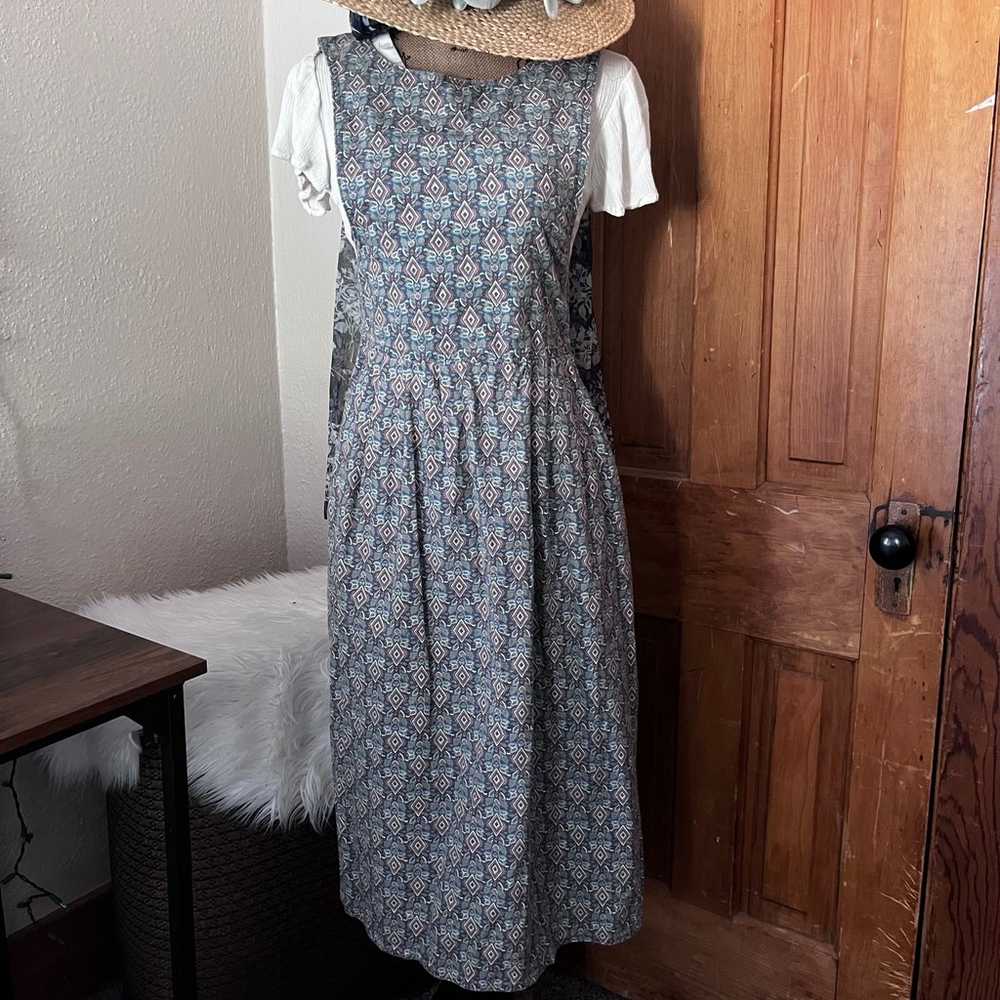 Vintage Woolrich Denim Pinafore Dress - image 2