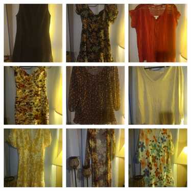 BUNDLE OF WOMANS REALLY CUTE DRESSES AND TOPS SIZE