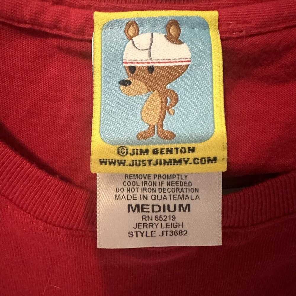 Jim Benton Junior T-Shirt Size Medium Y2K Vintage… - image 3