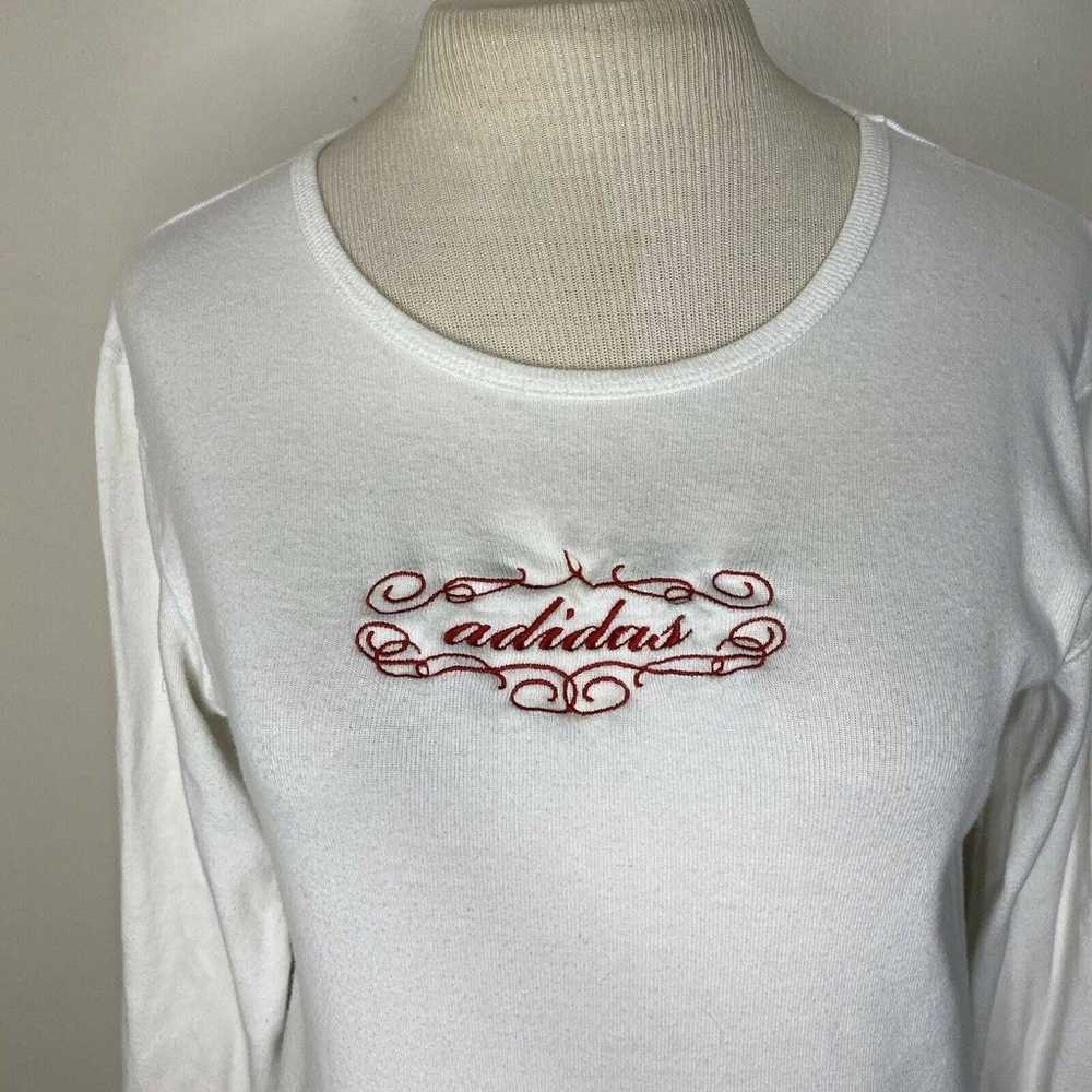 Vintage Adidas Script Logo 1990's Tee - image 3