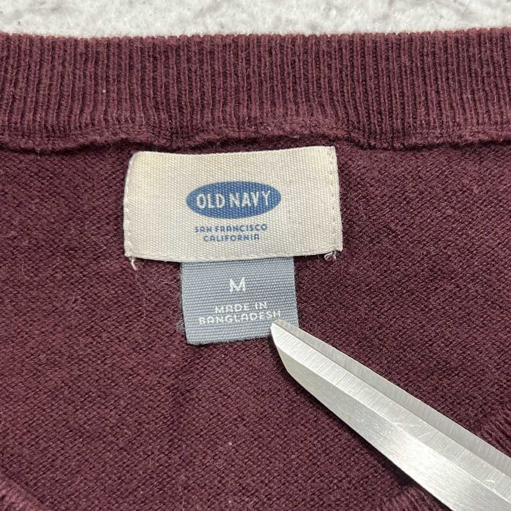 Old Navy Old Navy Maroon Burgundy V-Neck Pullover… - image 3