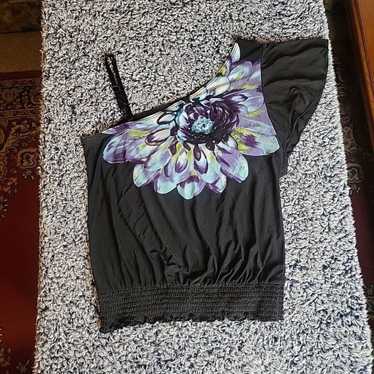 Vintage Y2K Floral Blouse iZ Byer - M