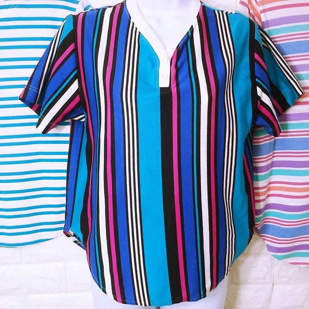 Bulk Lot(3) Vintage 80s Tops Jantzen Classics Lad… - image 2