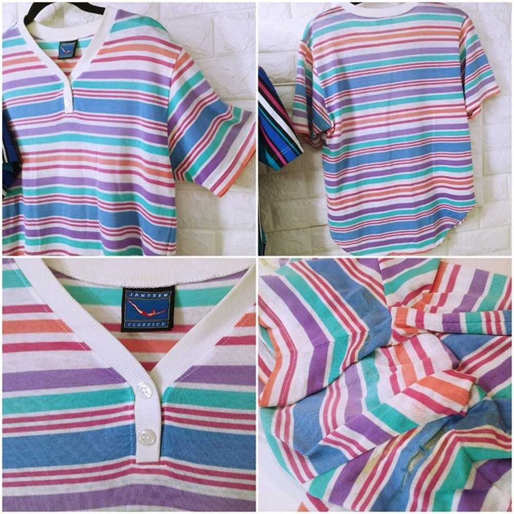 Bulk Lot(3) Vintage 80s Tops Jantzen Classics Lad… - image 9