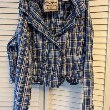 Reworked Brooks & Dunn Plaid on sale Top