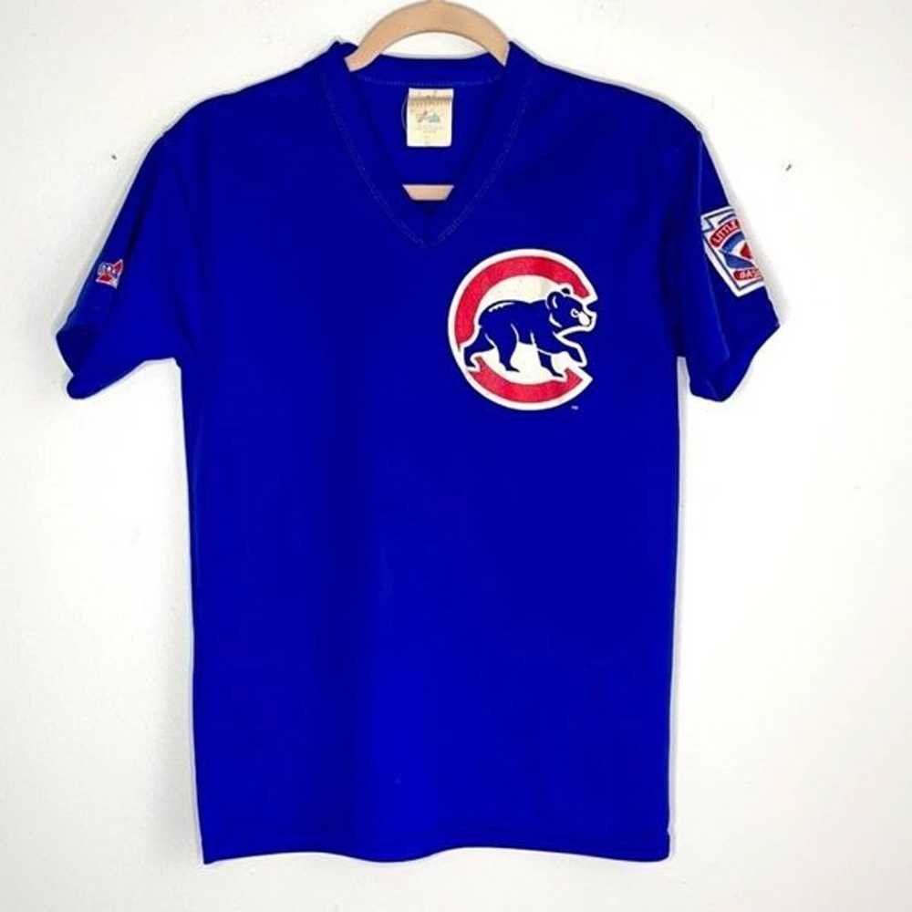 Vintage Majestic Chicago Cubs athletic jersey shi… - image 1