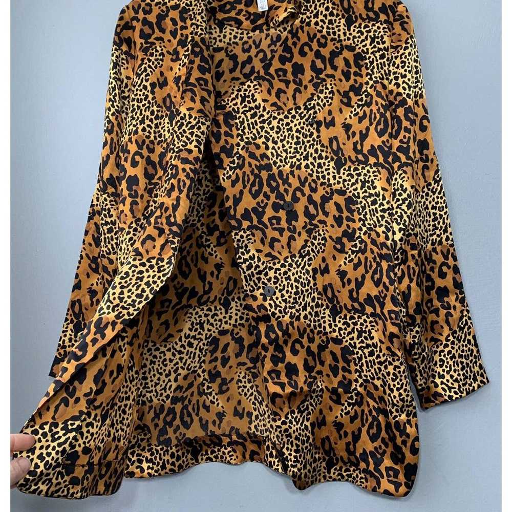 Vintage Adrianna Papell Womens 10 Leopard Cheetah… - image 6