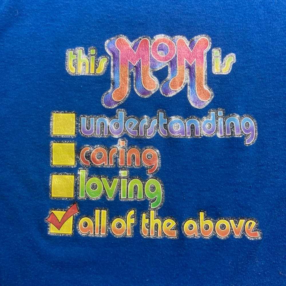 1970s novelty best mom iron on tee - image 2