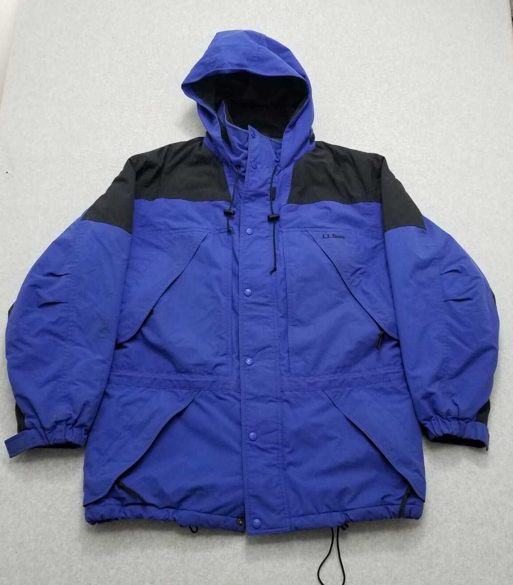 L.L. Bean LL Bean Puffer Jacket Mens Large Full Z… - image 1