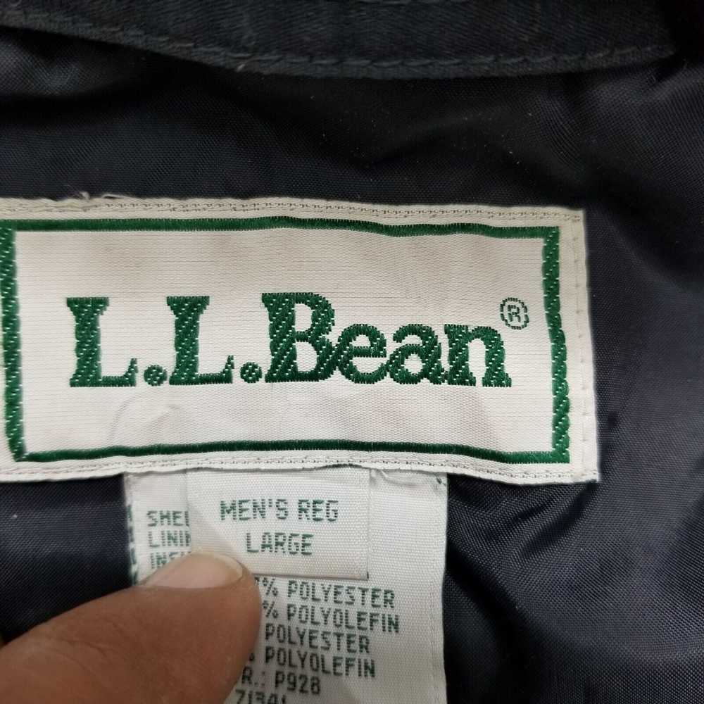 L.L. Bean LL Bean Puffer Jacket Mens Large Full Z… - image 9