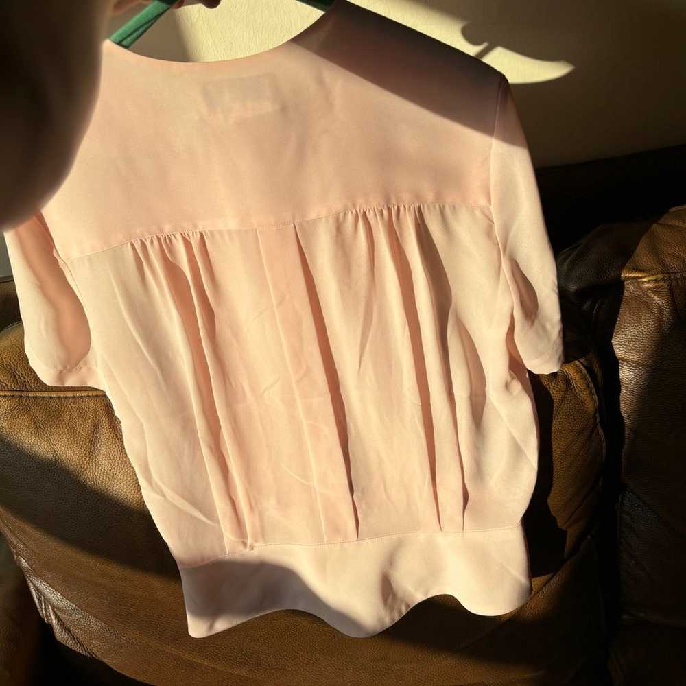 light pink blouse 1980 vintage - image 7