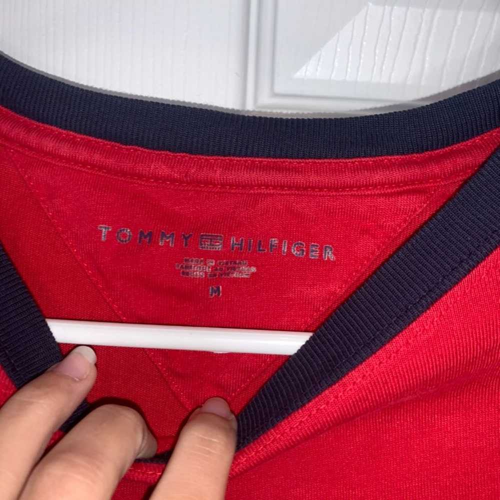 Tommy Hilfiger vintage 90s ringer tee - image 3