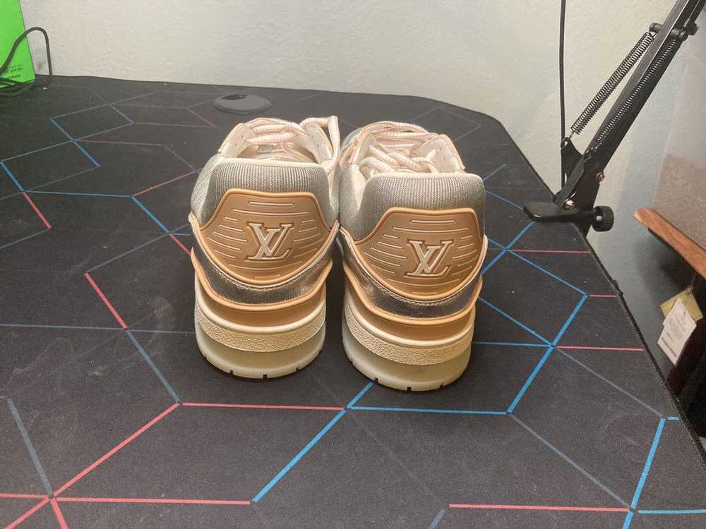 Louis Vuitton Louis Vuitton Mens Trainers Metalli… - image 4