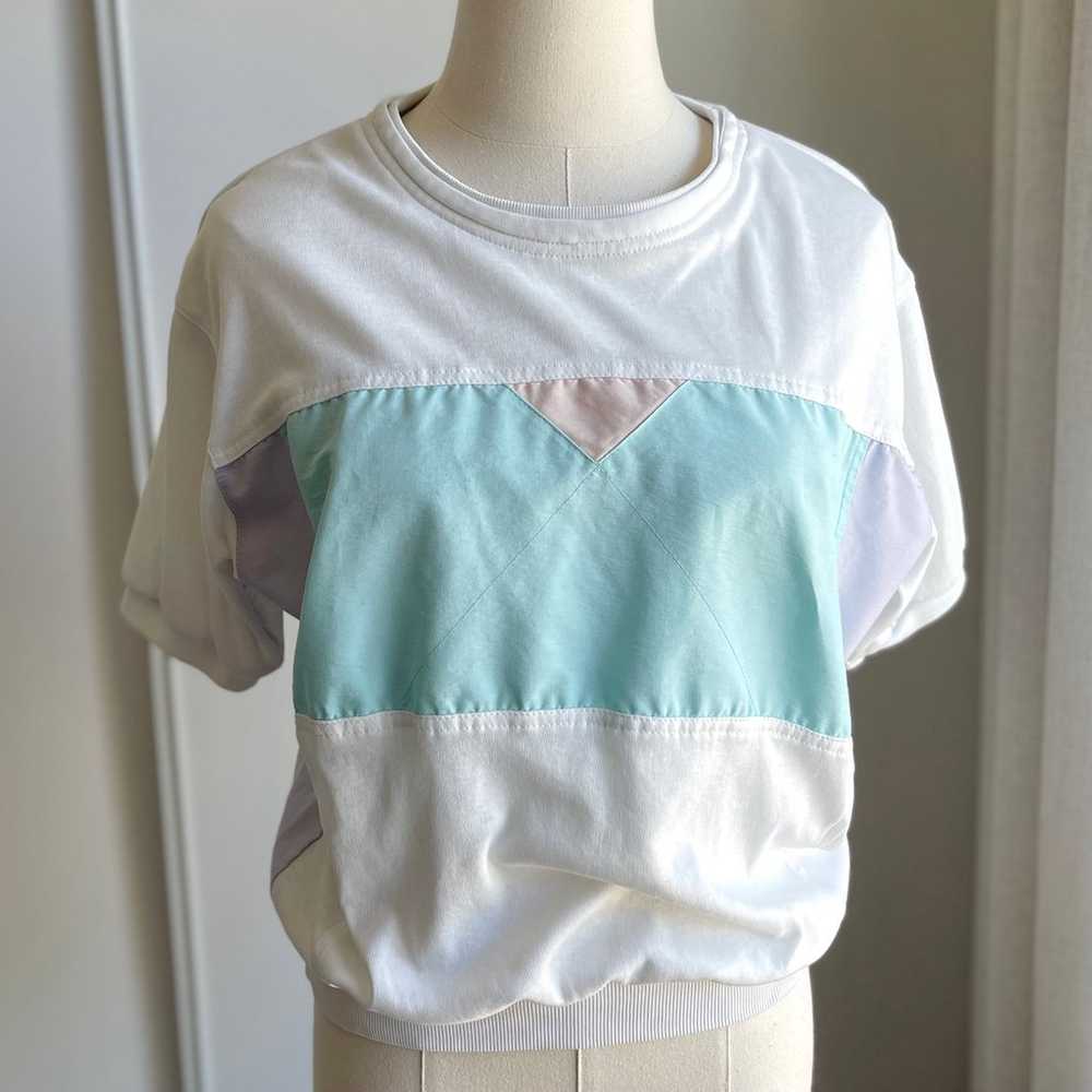 VTG 80s Vacation Bay Club by Catalina Miami Vice … - image 1