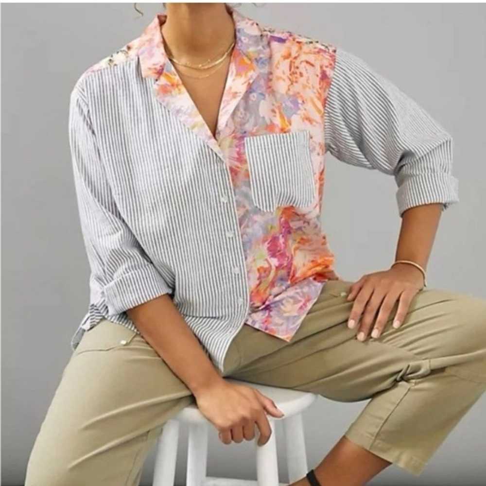 Anthropologie Maeve The Clarissa Button Down Blou… - image 2