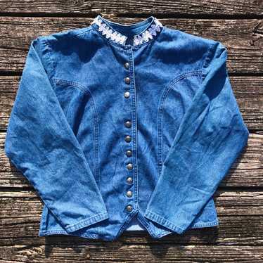 Sunbelt denim western top